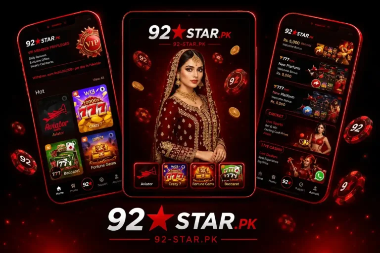 92 star login and start playing your favourite game